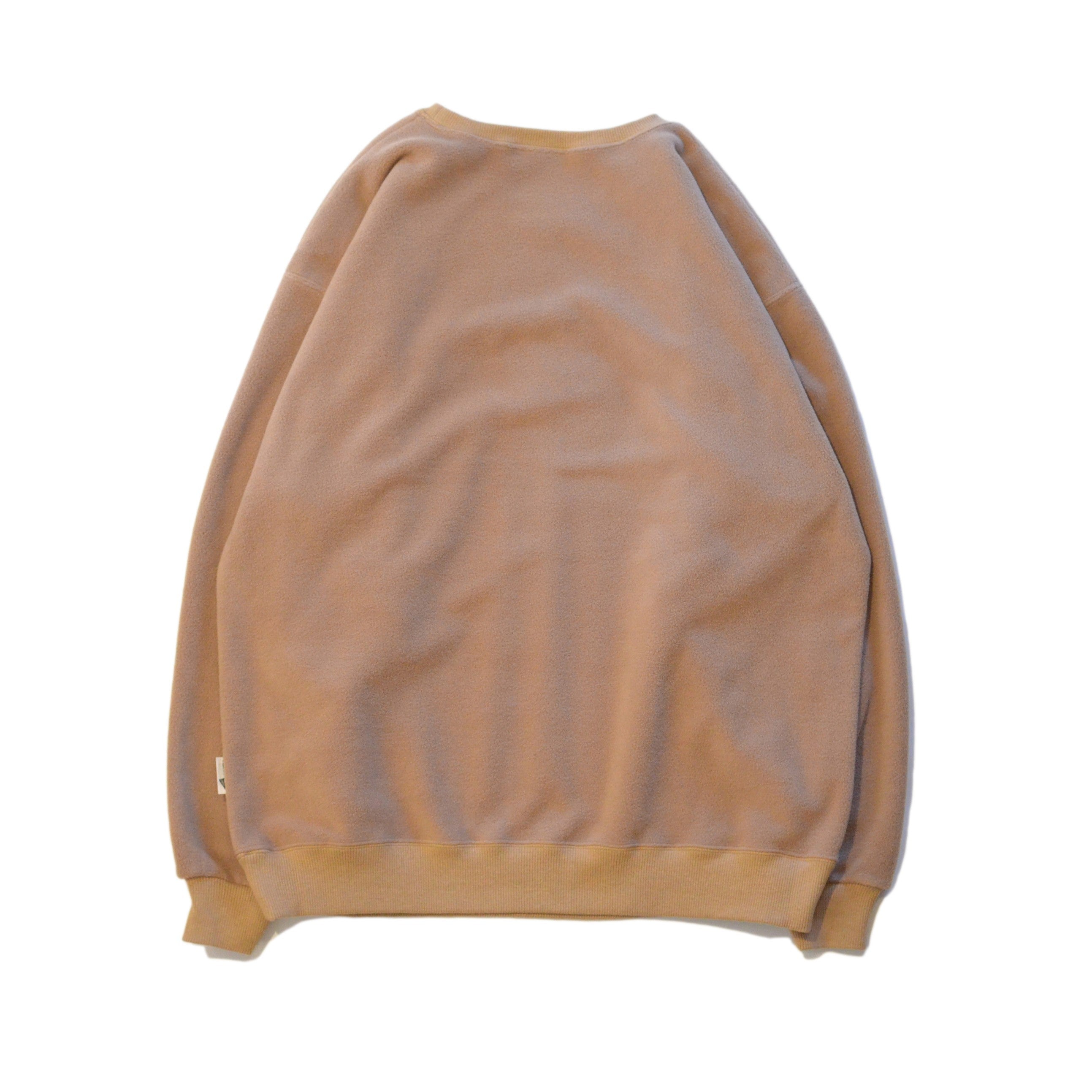 RECYCLED POLYESTER FLEECE Sweat Beige
