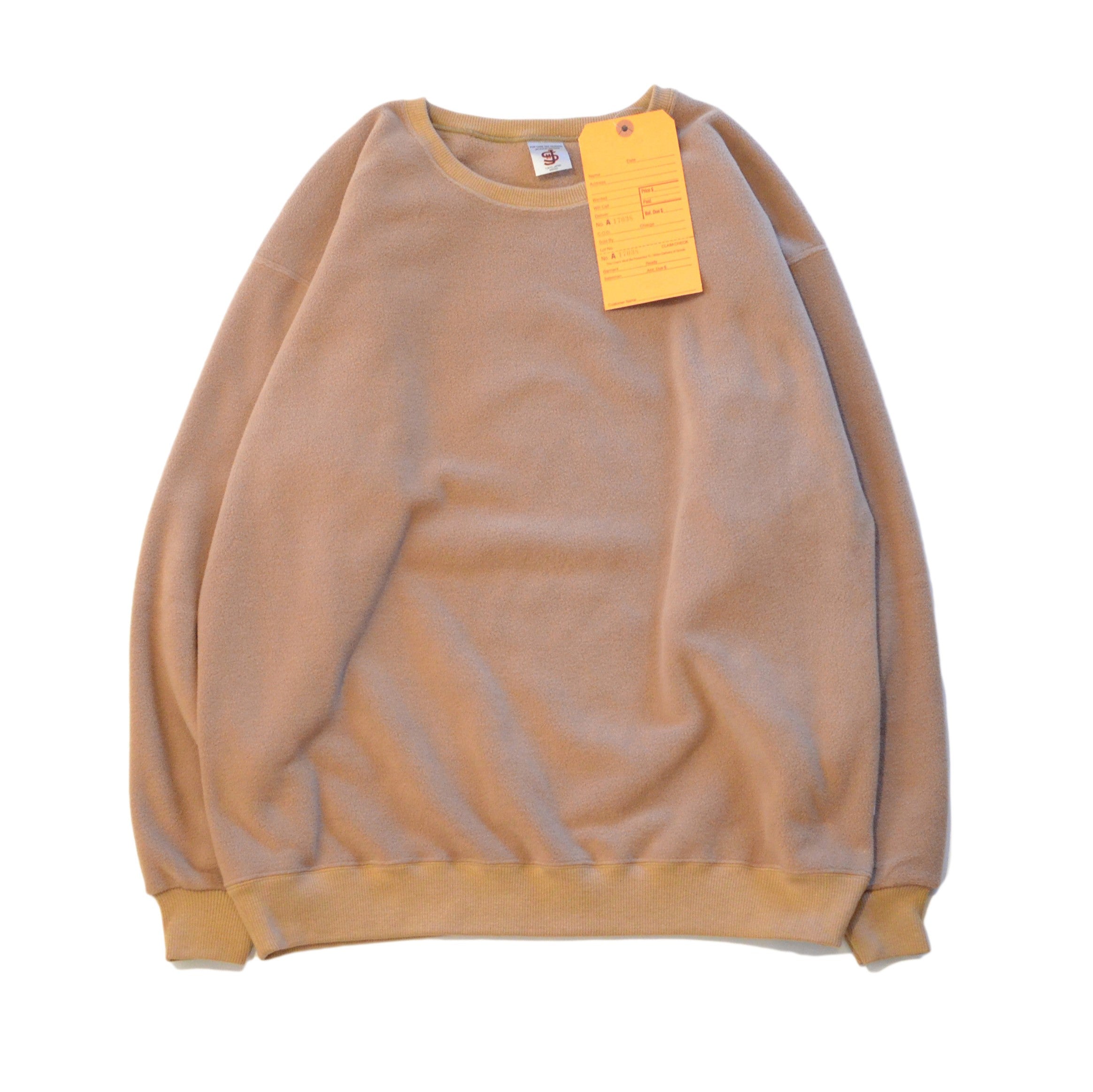 RECYCLED POLYESTER FLEECE Sweat Beige