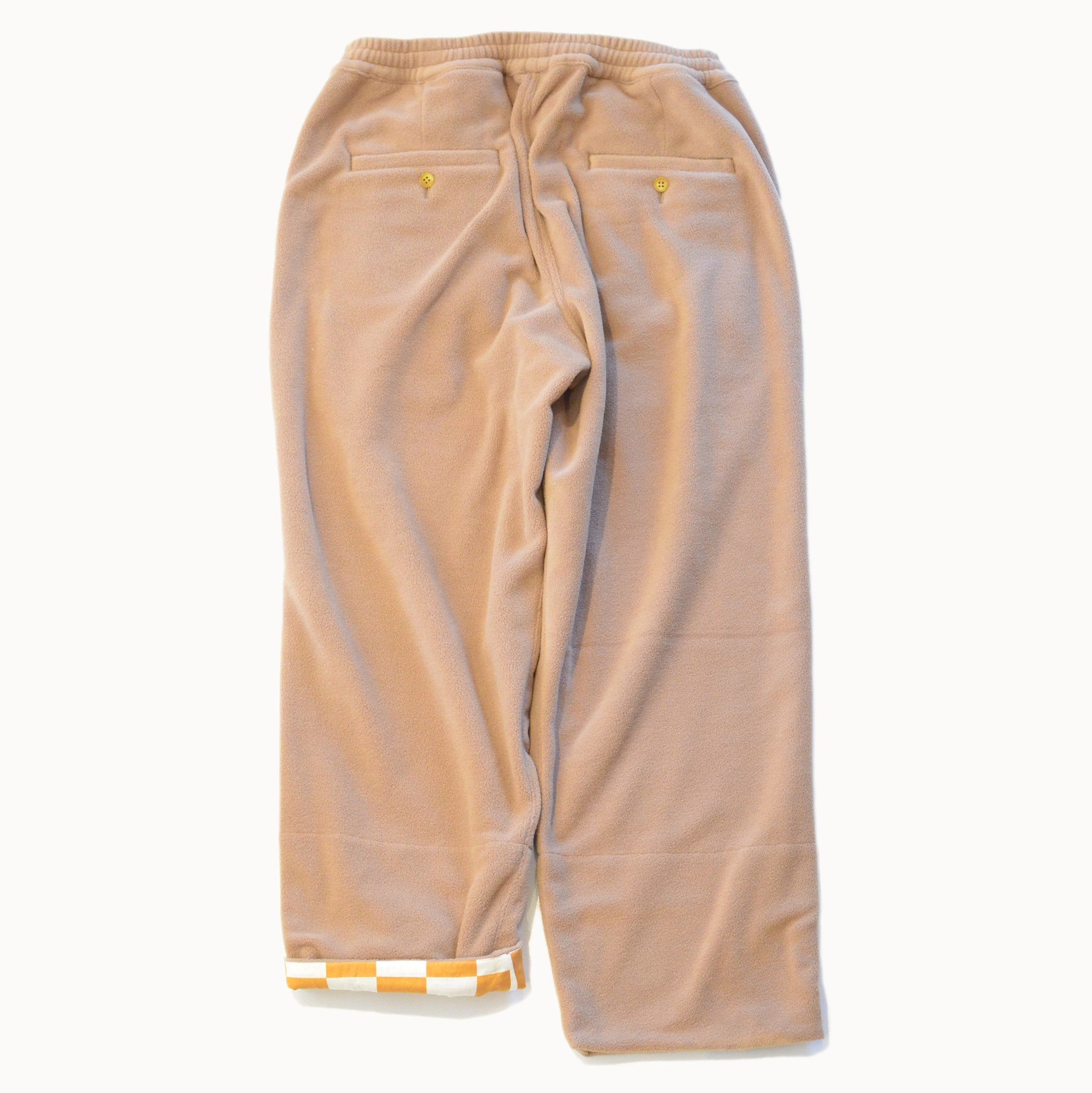 RECYCLED POLYESTER FLEECE Pants Beige