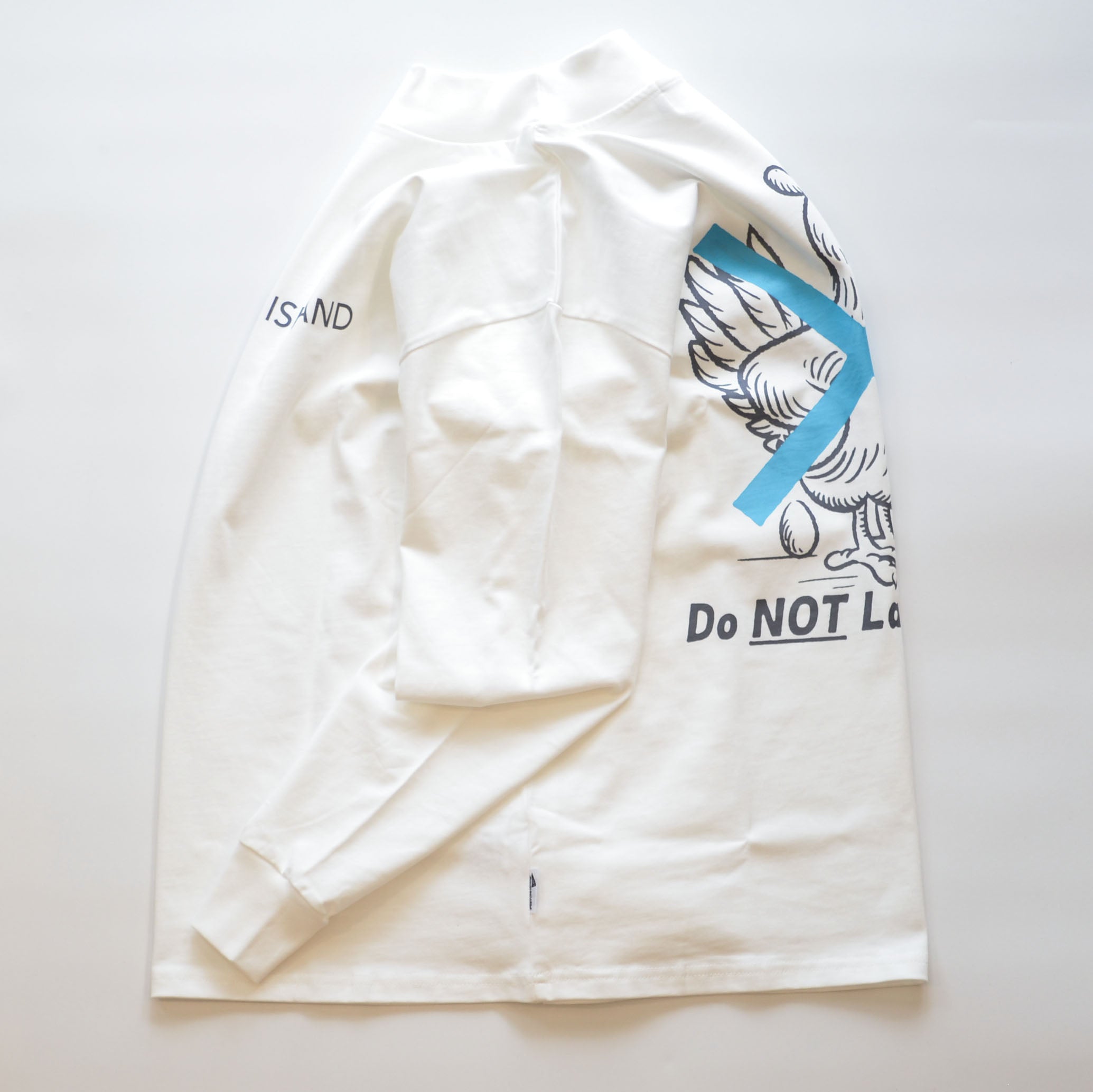 Chicken Laying Egg Mockneck L/S