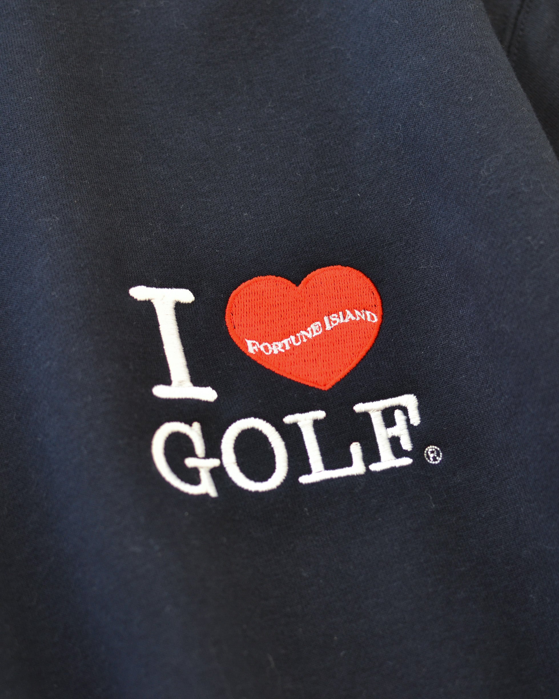 "I LOVE GOLF" CREW NECK