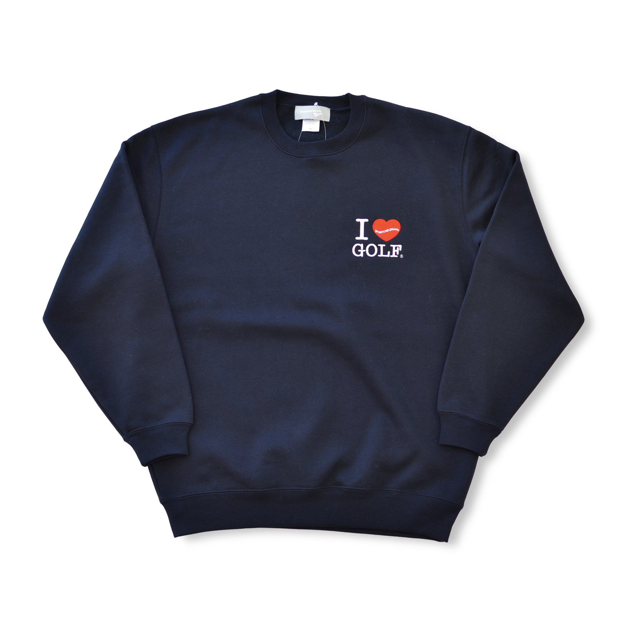 "I LOVE GOLF" CREW NECK