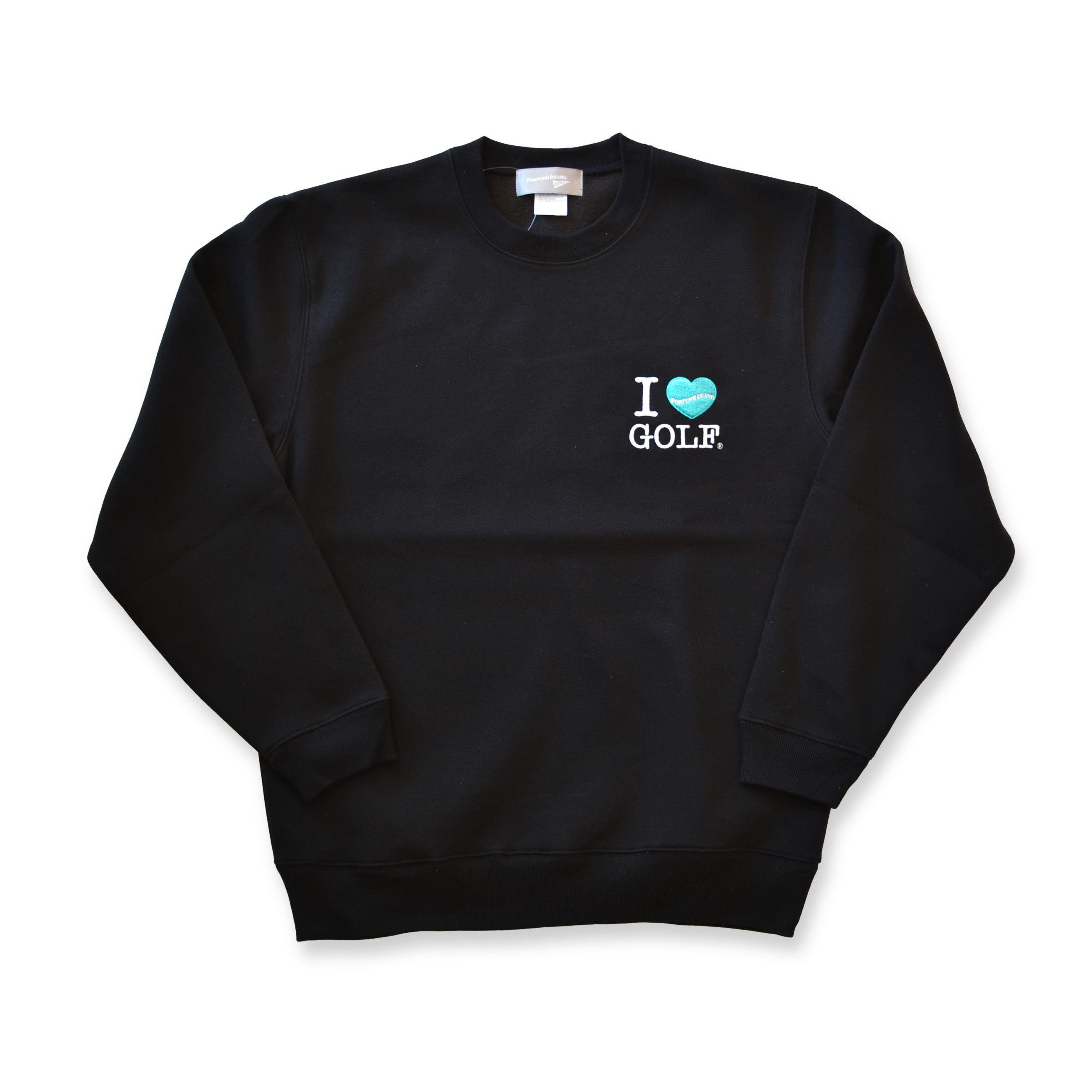 "I LOVE GOLF" CREW NECK