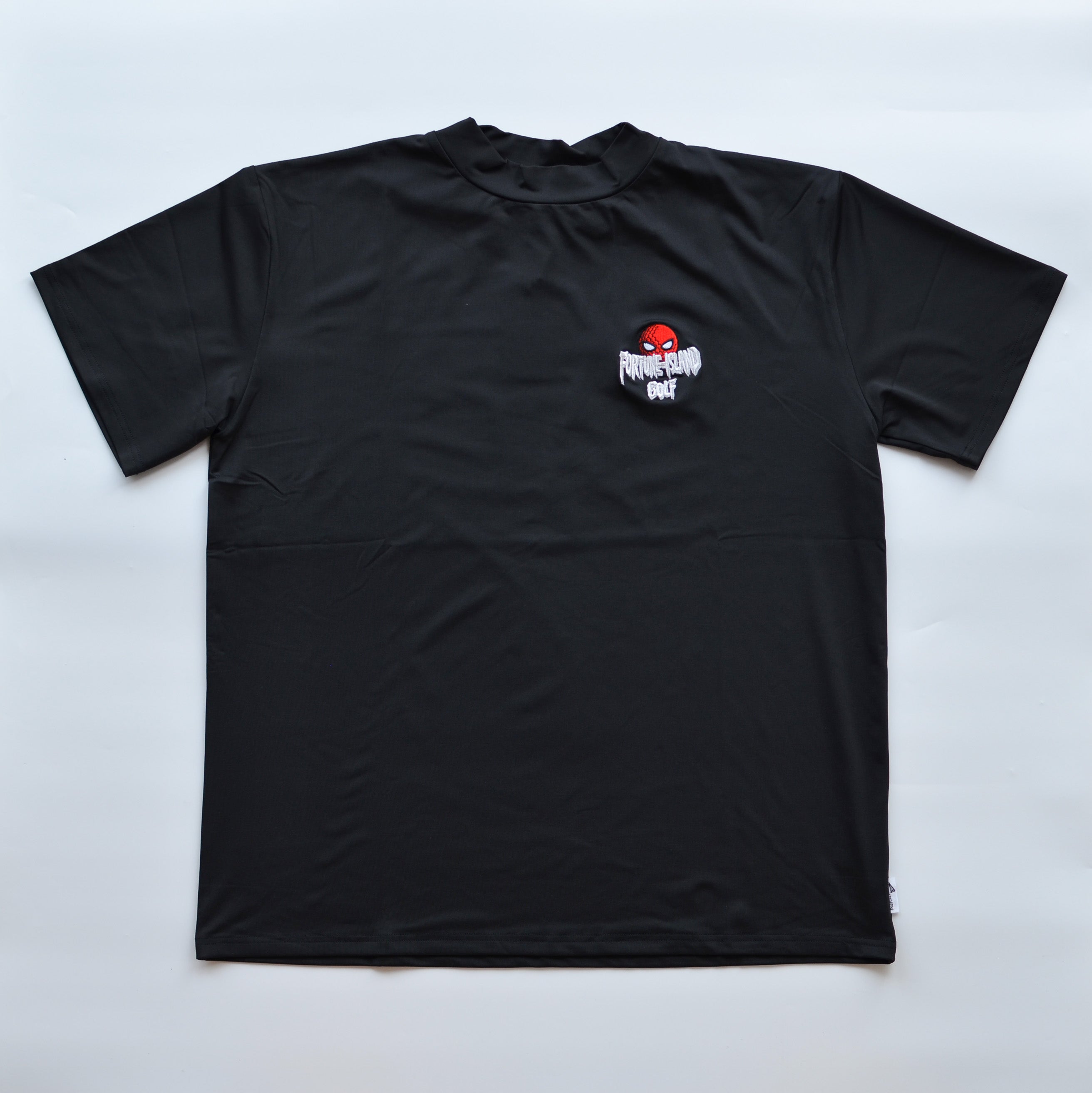 RED HERO MOCK NECK