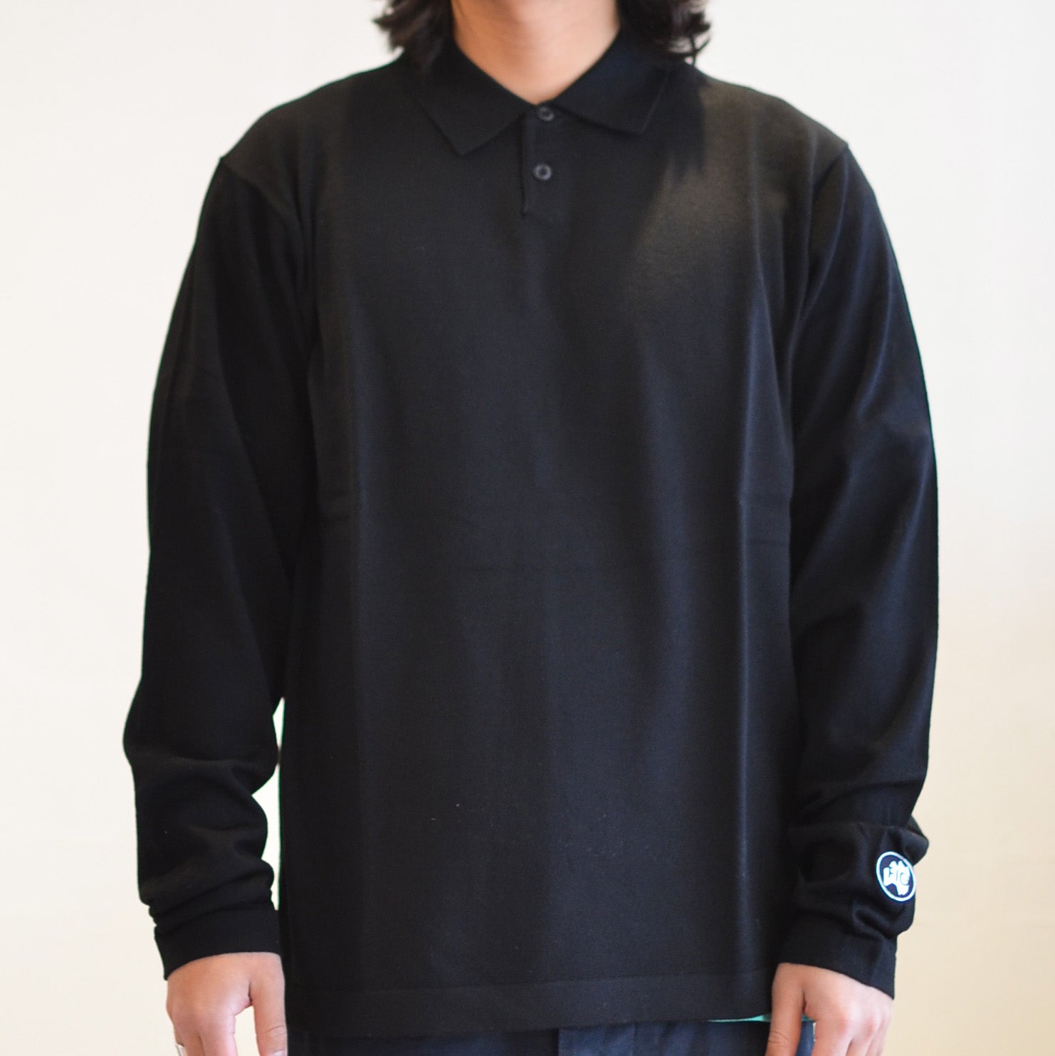 WOOL POLO L/S
