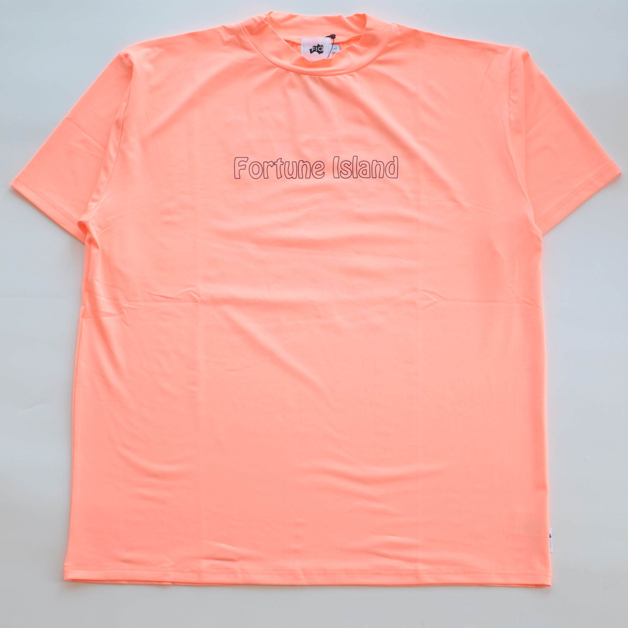 HULA IS PLAYING GOLF MOCK NECK S/S