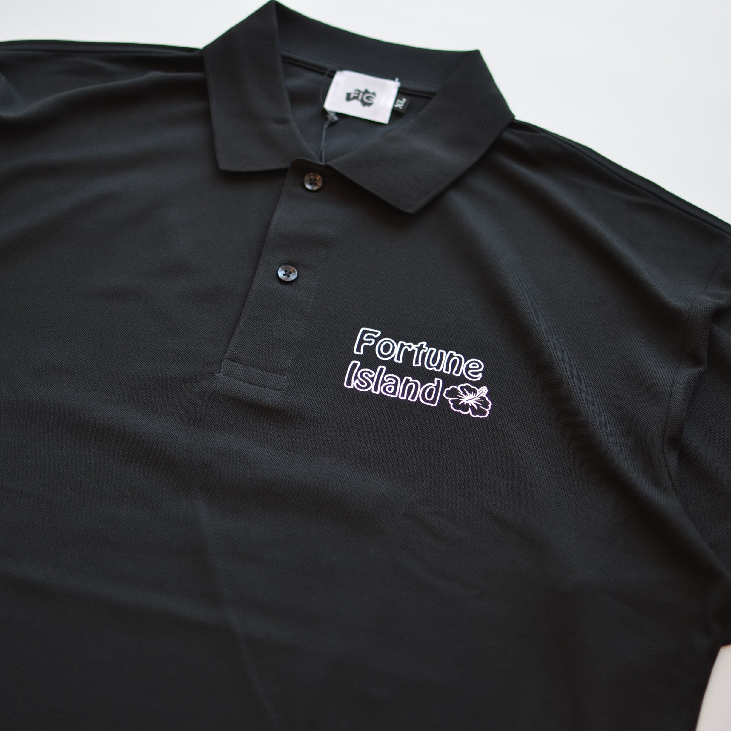 FORTUNE ISLAND GOLF "HULA IS PLAYING GOLF POLO S/S"