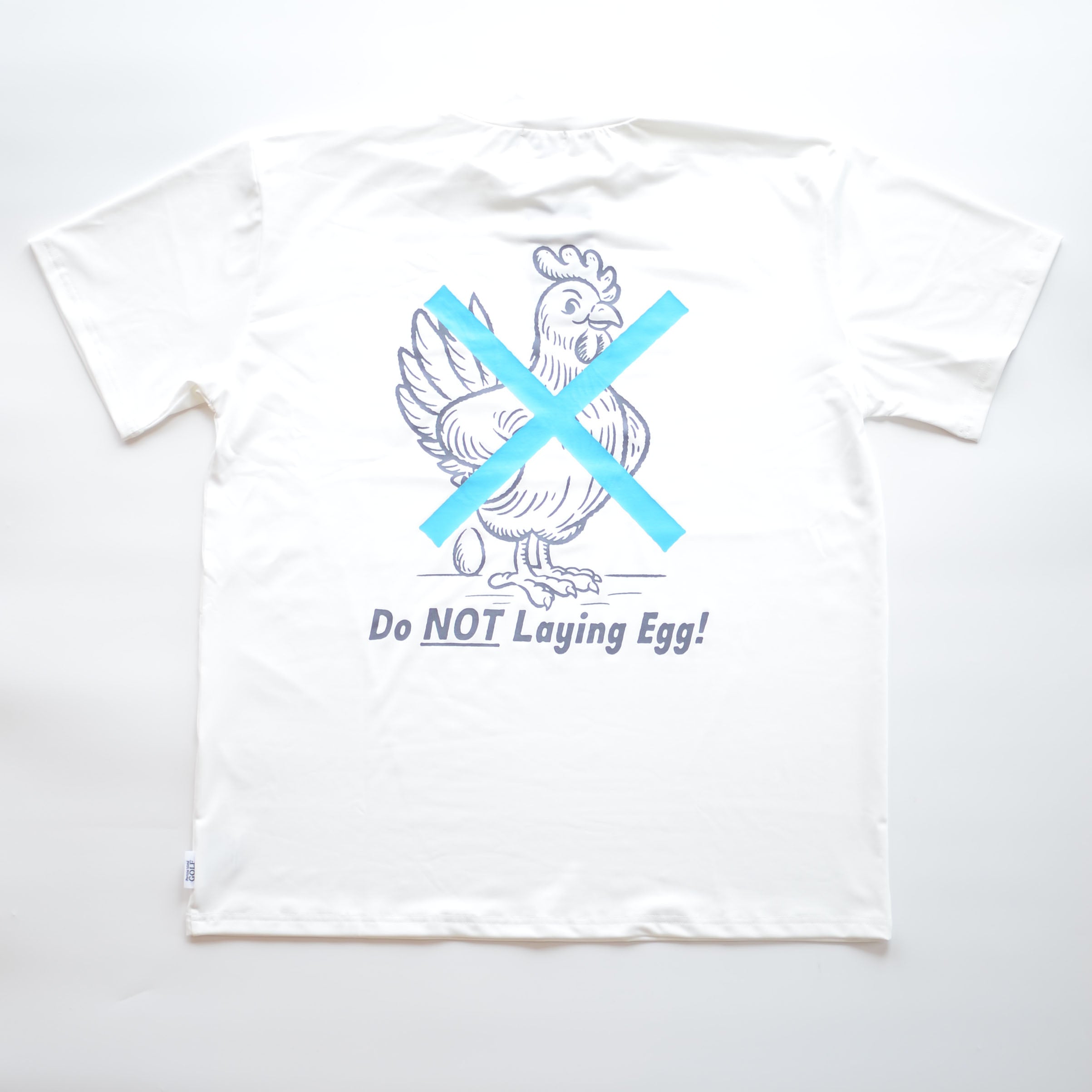 Chicken Laying Egg Mockneck S/S