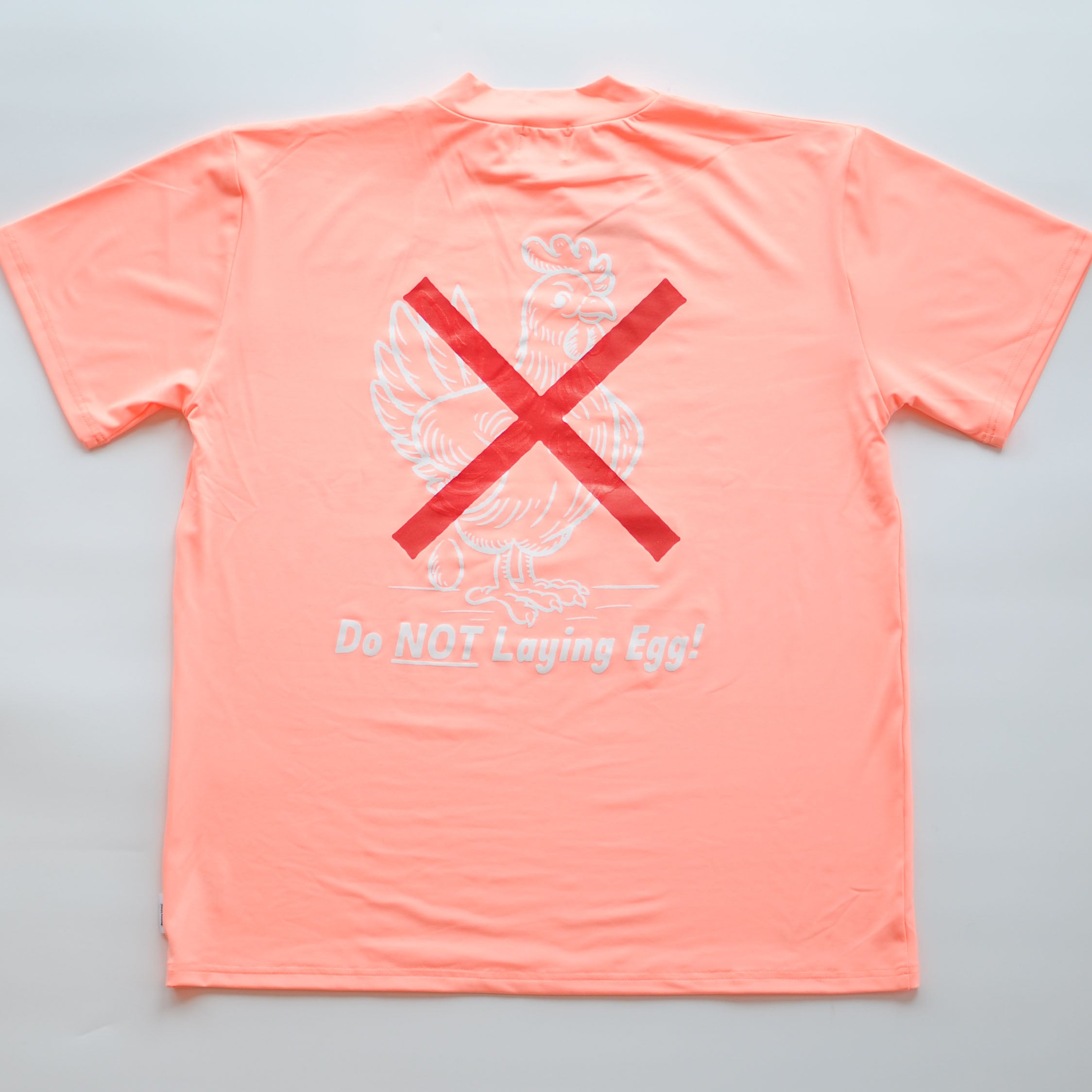 Chicken Laying Egg Mockneck S/S