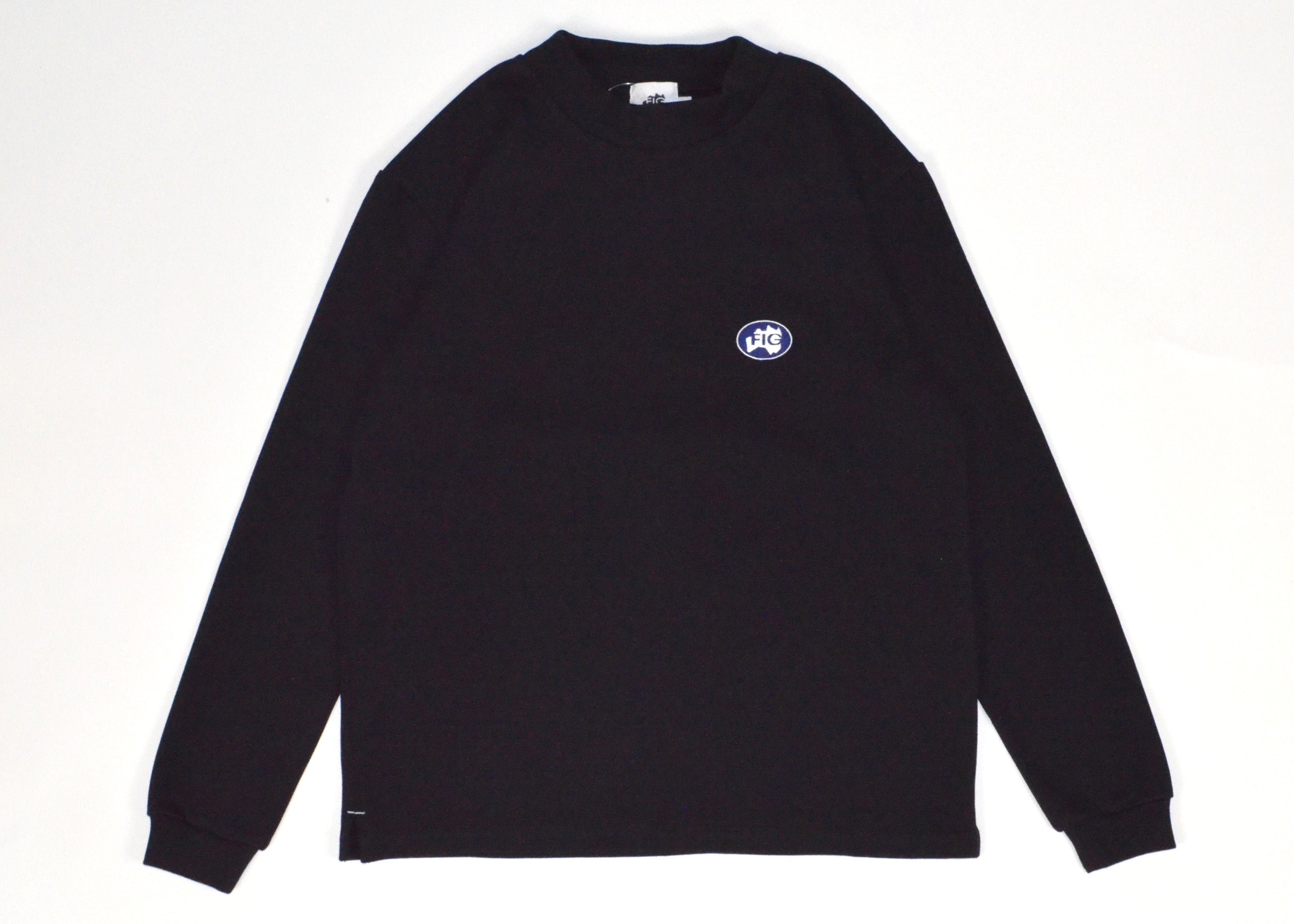 Impact Mock Neck L/S Tee BLACK