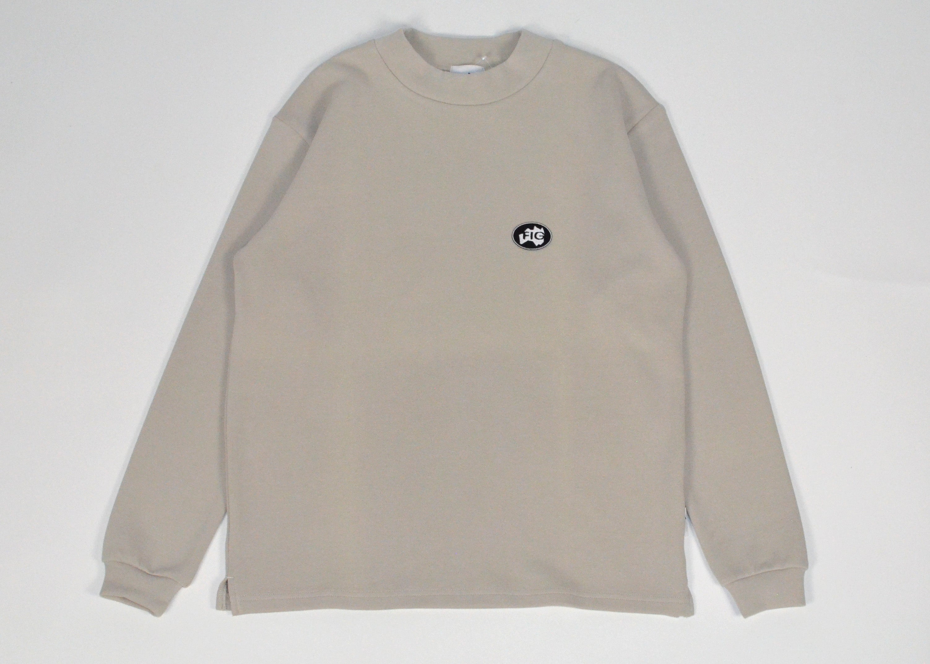Impact Mock Neck L/S Tee Gray