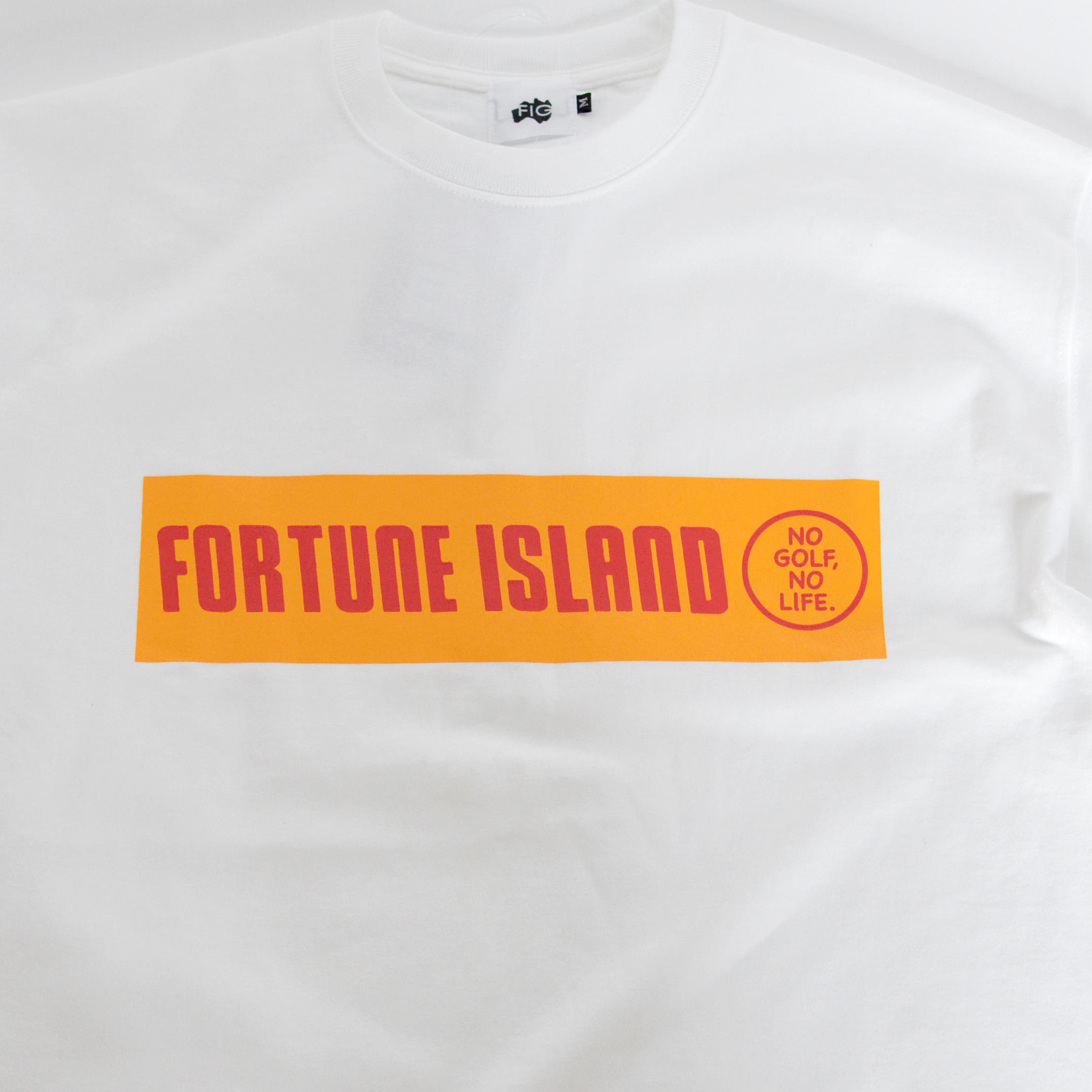 No Golf No Life Big Tee White