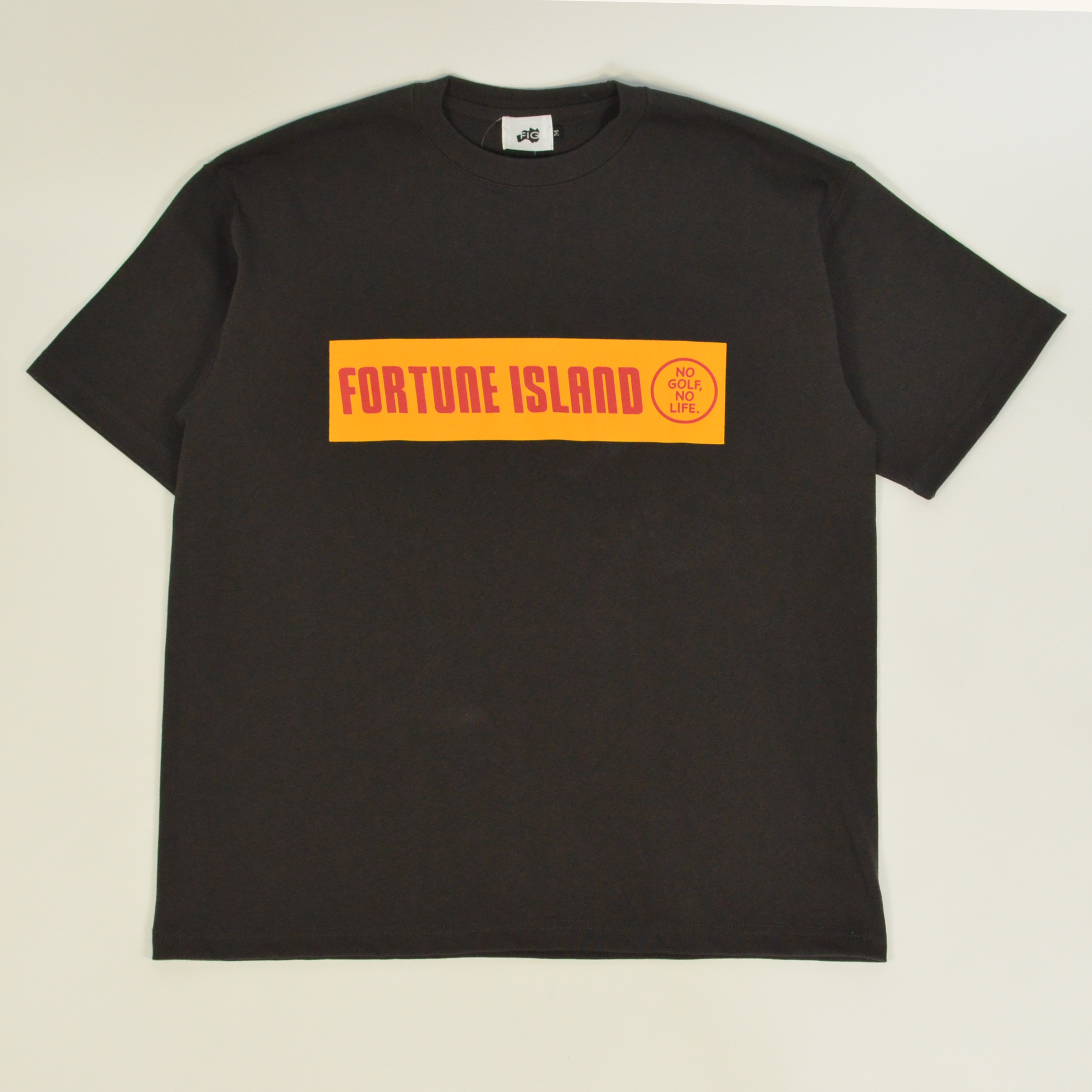 No Golf No Life Big Tee Black