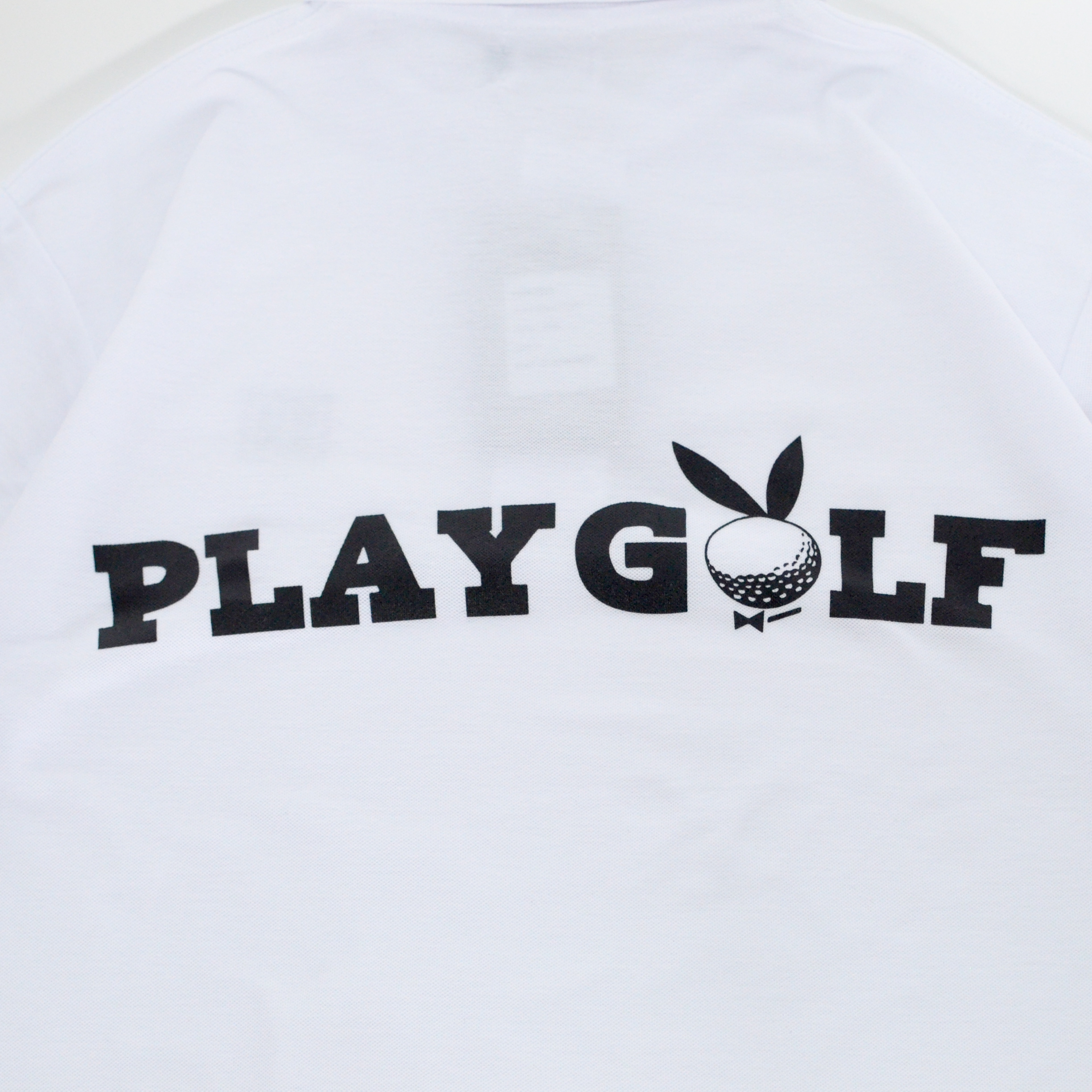 PLAY GOLF Polo White