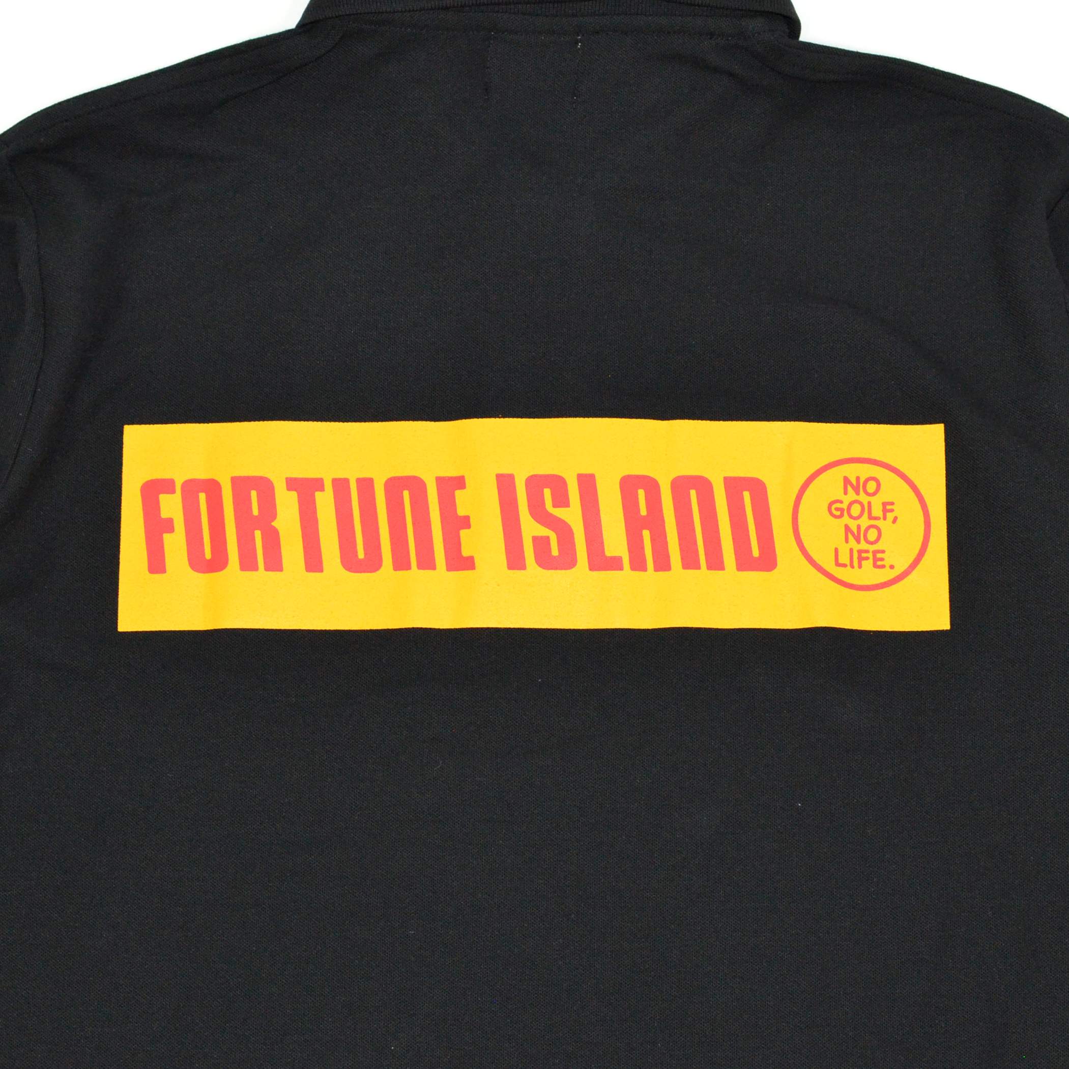 No Golf No Life Polo Black