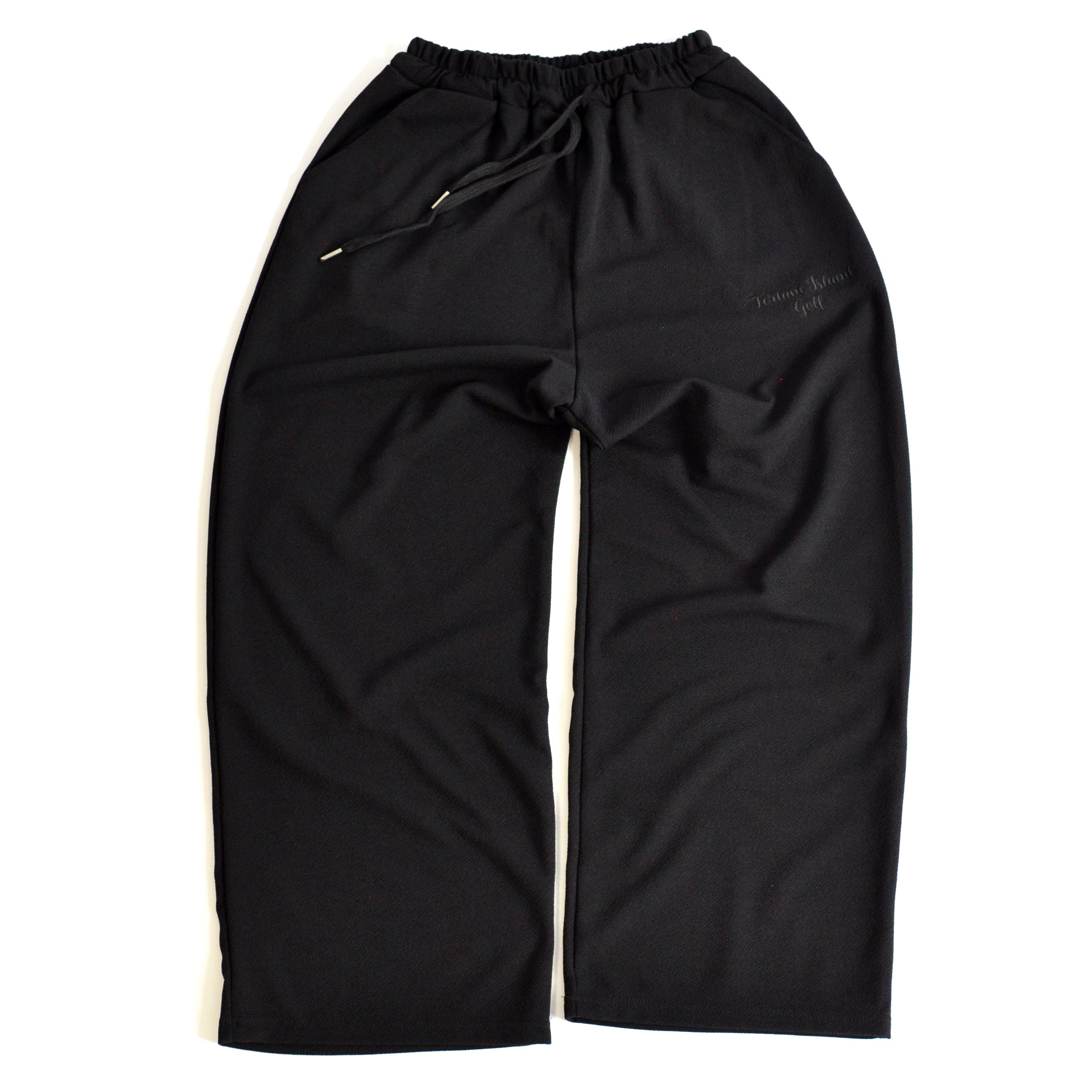 SMOOTH JERSEY PANTS Black