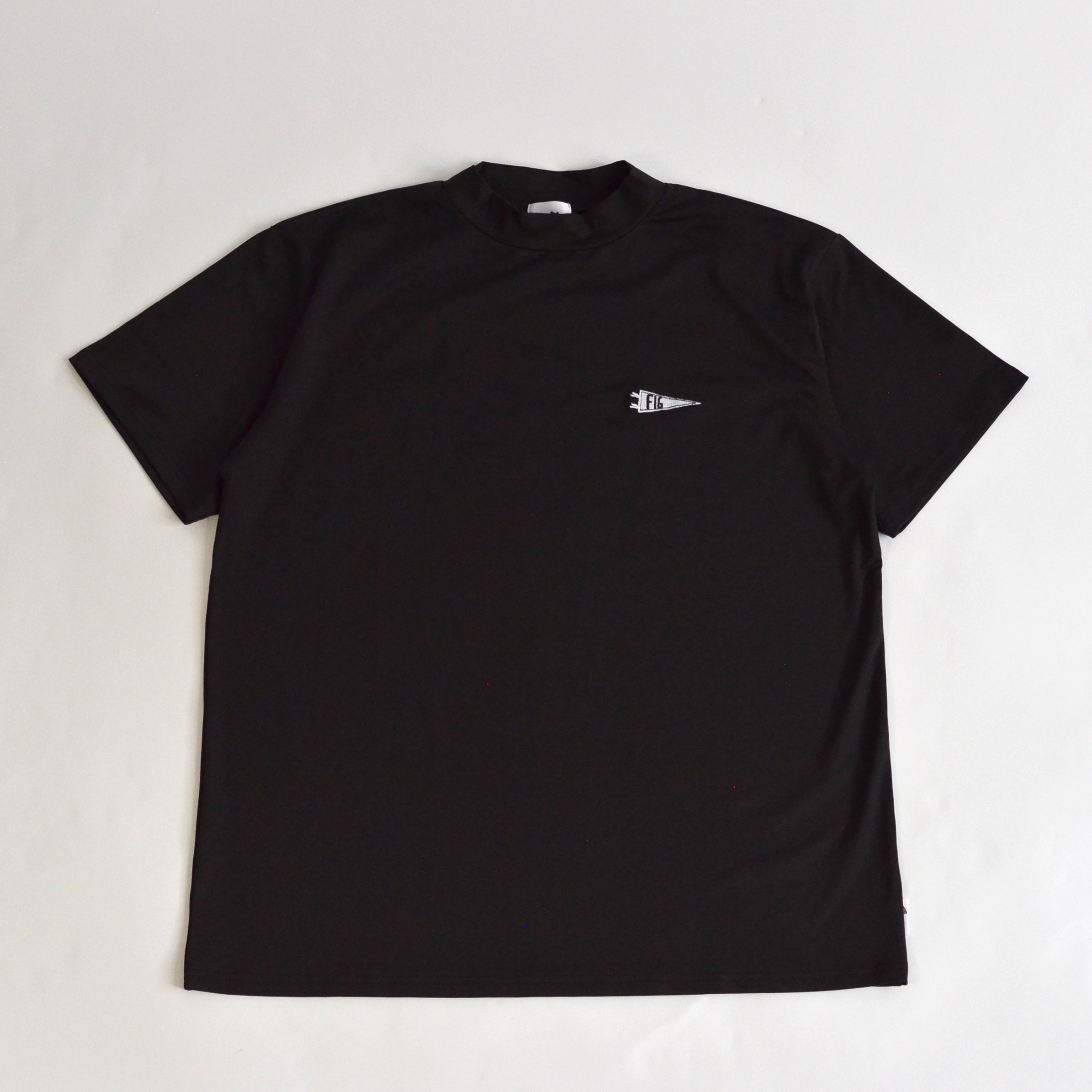 Impact short sleeve Mock Neck S/S Tee Black
